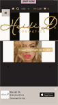 Mobile Screenshot of heididcosmetics.com